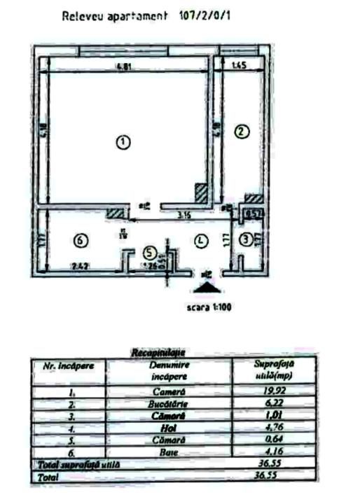 Apartament cu 1 cameră de vânzare în Lunca Cetatuii, Iași – fotografia 11 din 11