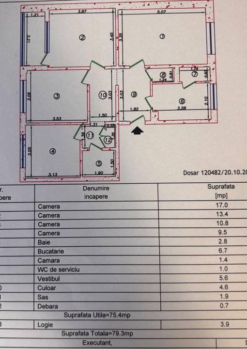Apartament cu 4 camere de închiriat în Dristor, București – fotografia 16 din 16