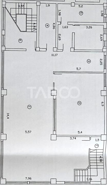 Spațiu de birouri cu 14 camere de vânzare în Făgăraș – fotografia 14 din 15
