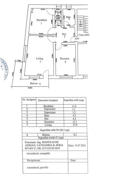 Apartament cu 2 camere de vânzare în Tractorul, Brașov – fotografia 17 din 17