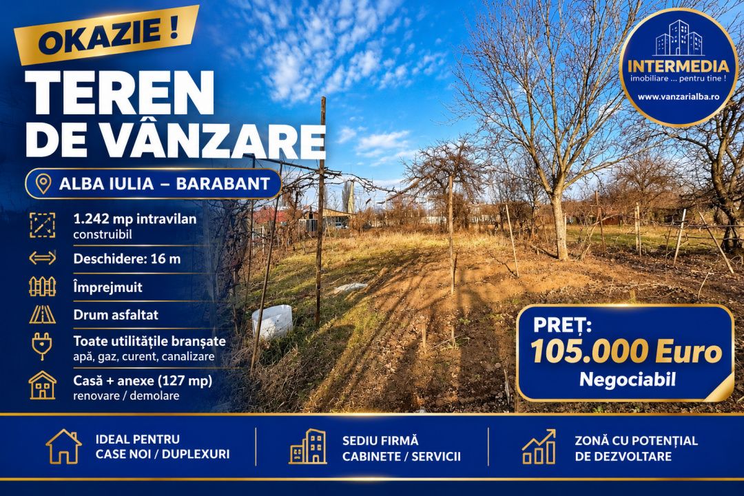 Teren de vânzare în Barabant, Alba Iulia – fotografia 4 din 17