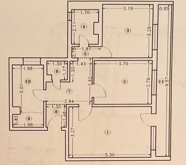 Apartament cu 3 camere de vânzare în Giurgiului, București – fotografia 1 din 9