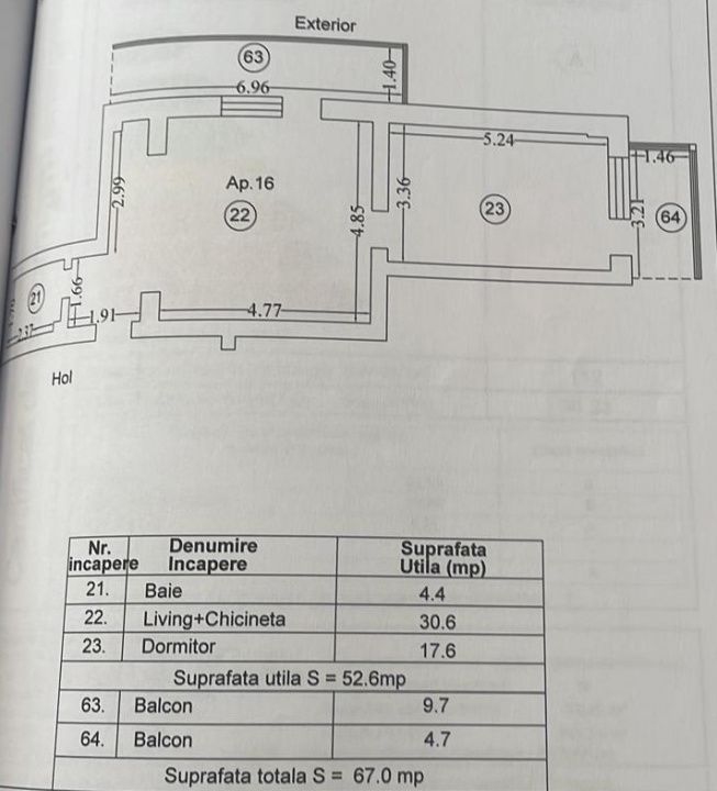 Apartament cu 2 camere de vânzare în Est, Mamaia-Sat – fotografia 10 din 14