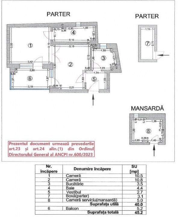 Apartament cu 2 camere de vânzare în Mosilor, București – fotografia 3 din 28