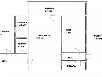 Apartament cu 2 camere de vânzare în Rahovei, Sibiu – fotografia 3 din 16