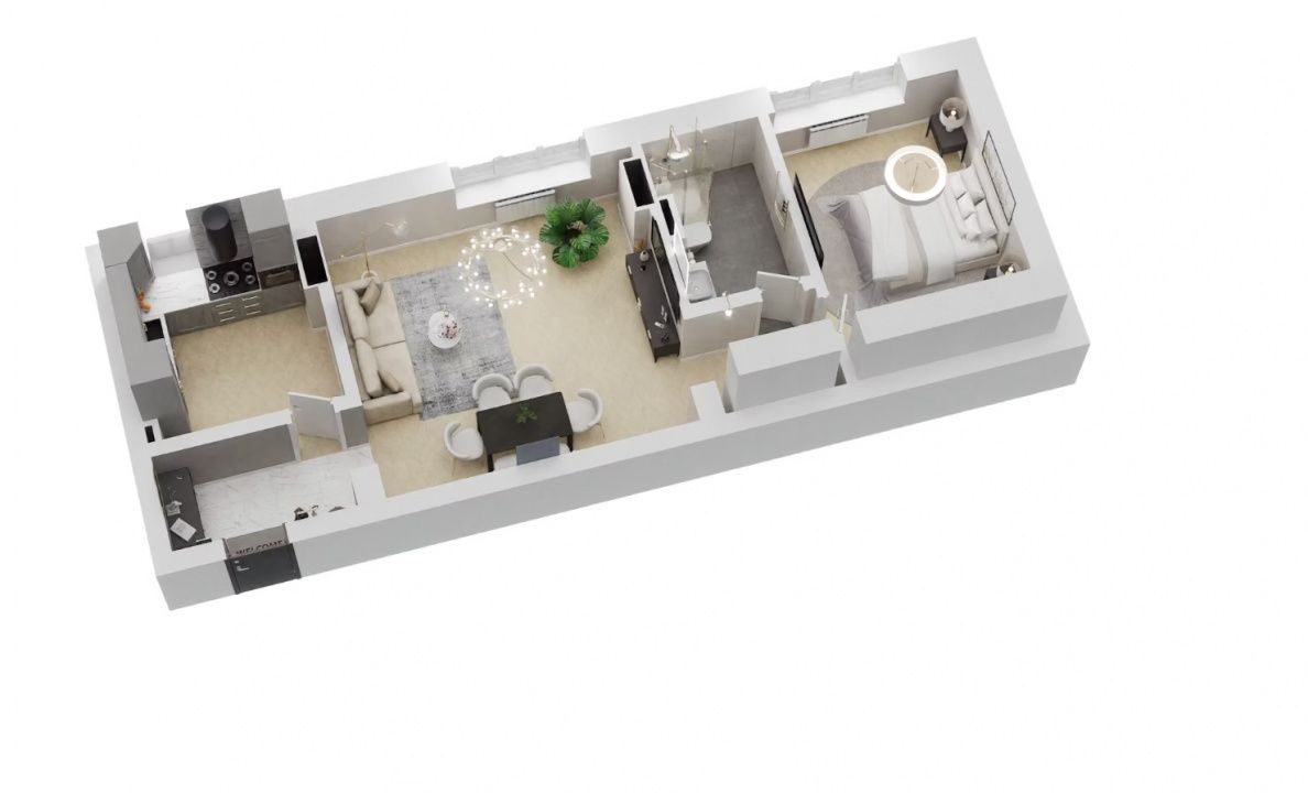 Apartament cu 2 camere de vânzare în Tomis Nord, Constanța – fotografia 2 din 12