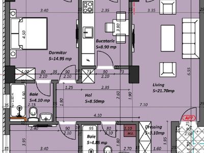 Apartament cu 3 camere de vânzare în Tomis Plus, Constanța – fotografia 4 din 10