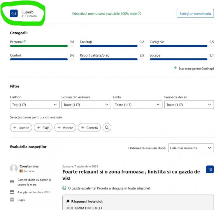 Hotel / pensiune cu 15 camere de vânzare în Est, Costinesti – fotografia 14 din 16