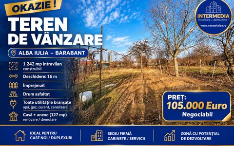 Teren de vânzare în Barabant, Alba Iulia