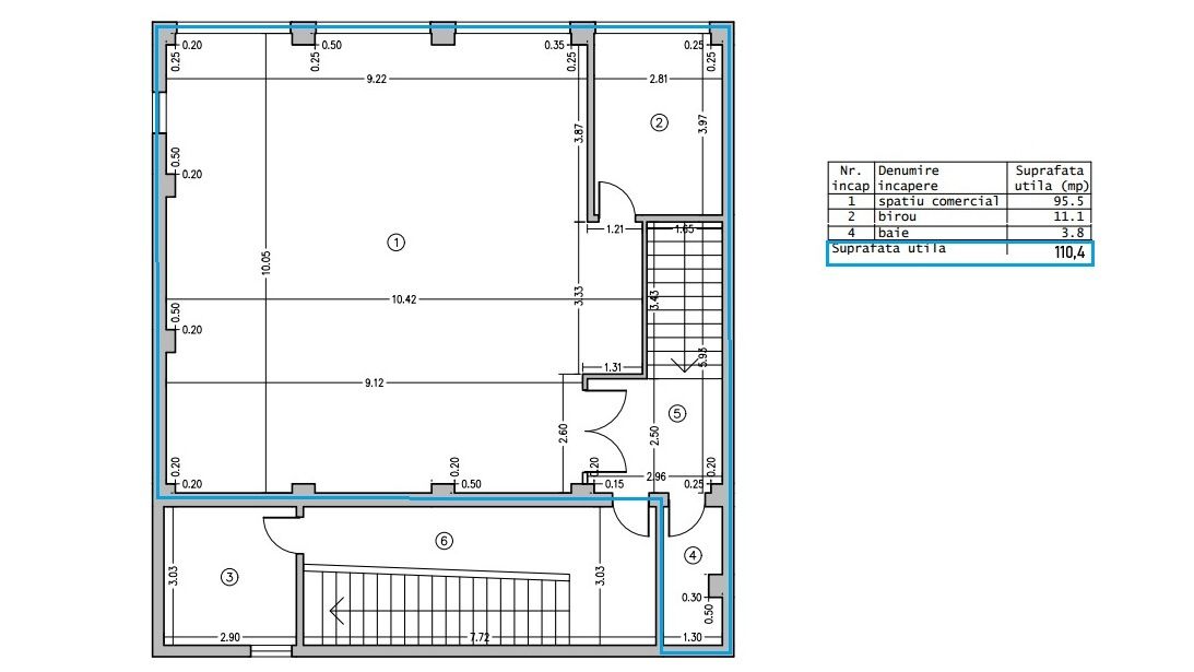 Spațiu comercial cu 2 camere de închiriat în Ultracentral, Râmnicu Vâlcea – fotografia 8 din 11