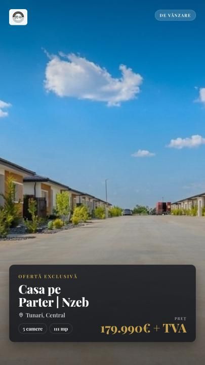 Casă cu 5 camere de vânzare în Central, Tunari – fotografia 1 din 20