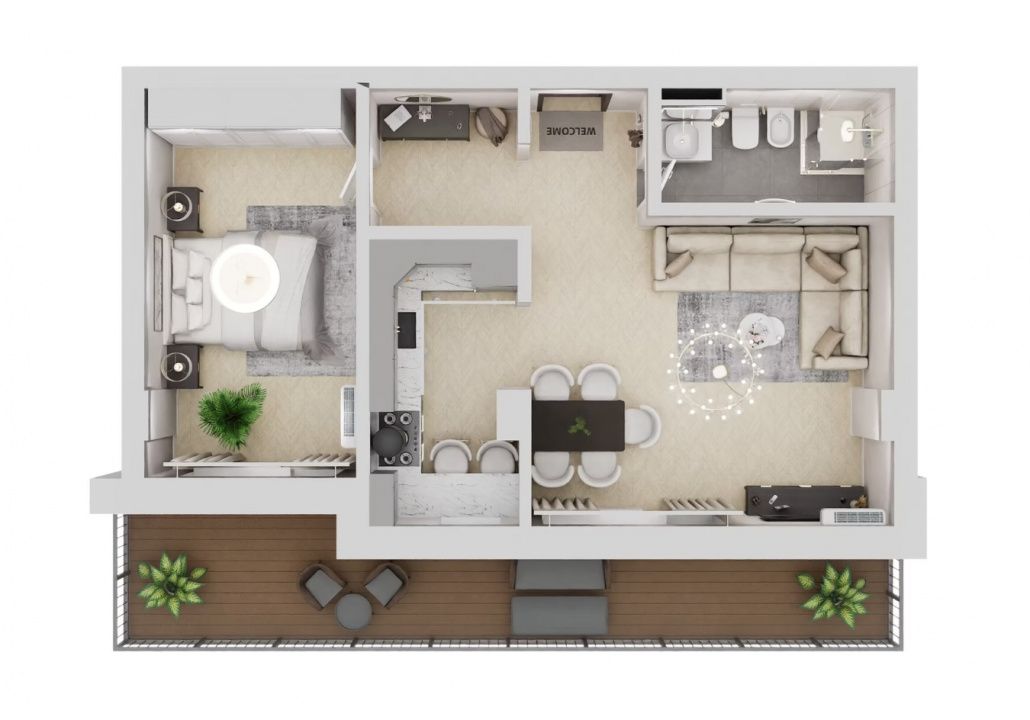 Apartament cu 2 camere de vânzare în Tomis Nord, Constanța – fotografia 1 din 10