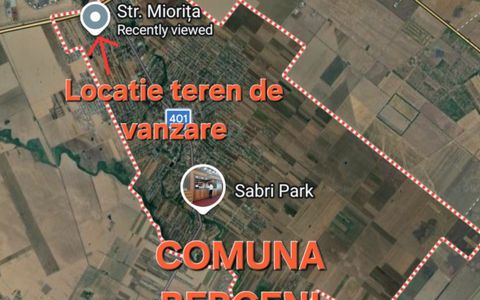 Teren de vânzare în Berceni