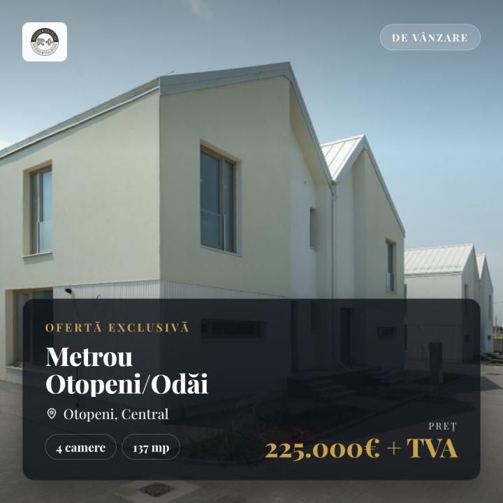 Casă cu 4 camere de vânzare în Central, Otopeni – fotografia 1 din 14