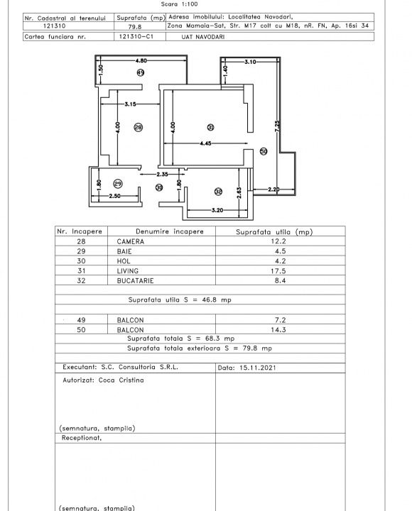 Apartament cu 2 camere de vânzare în Mamaia-Sat – fotografia 26 din 26