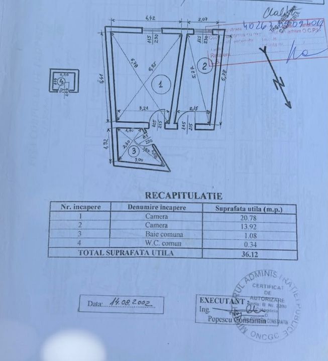 Garsonieră cu 1 cameră de vânzare în Centrul Istoric, București – fotografia 5 din 14