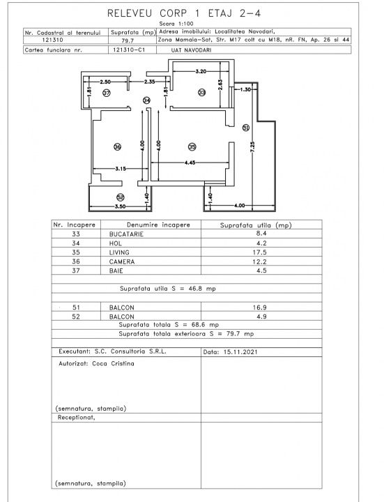 Apartament cu 2 camere de vânzare în Mamaia-Sat – fotografia 25 din 25
