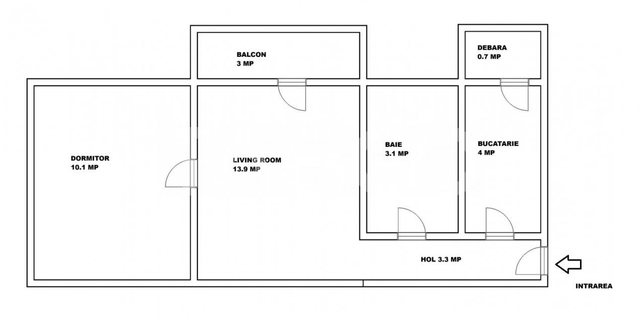 Apartament cu 2 camere de vânzare în Avrig – fotografia 3 din 17