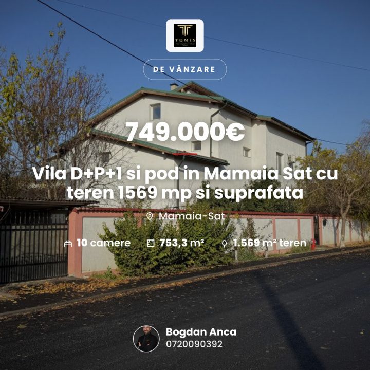Casă cu 10 camere de vânzare în Mamaia-Sat – fotografia 1 din 34