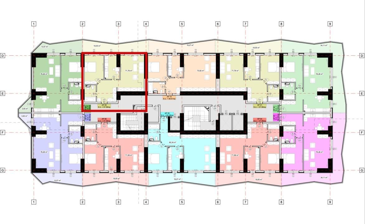 Apartament cu 2 camere de vânzare în Nord, Olimp – fotografia 14 din 14
