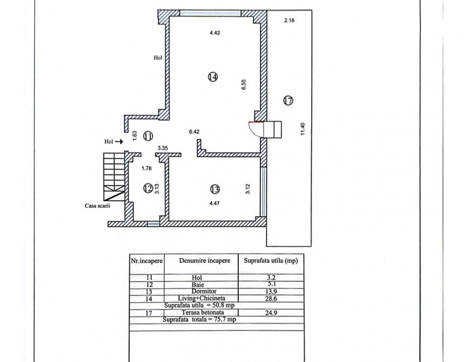 Apartament cu 2 camere de vânzare în Mamaia-Sat – fotografia 17 din 17
