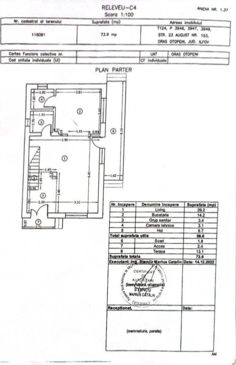 Casă cu 4 camere de vânzare în Central, Otopeni – fotografia 9 din 12