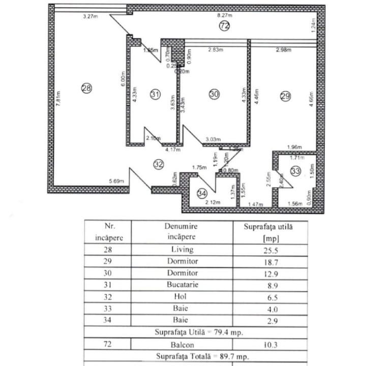 Apartament cu 3 camere de vânzare în Bragadiru – fotografia 18 din 18