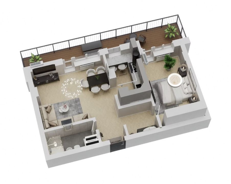 Apartament cu 2 camere de vânzare în Tomis Nord, Constanța – fotografia 2 din 10