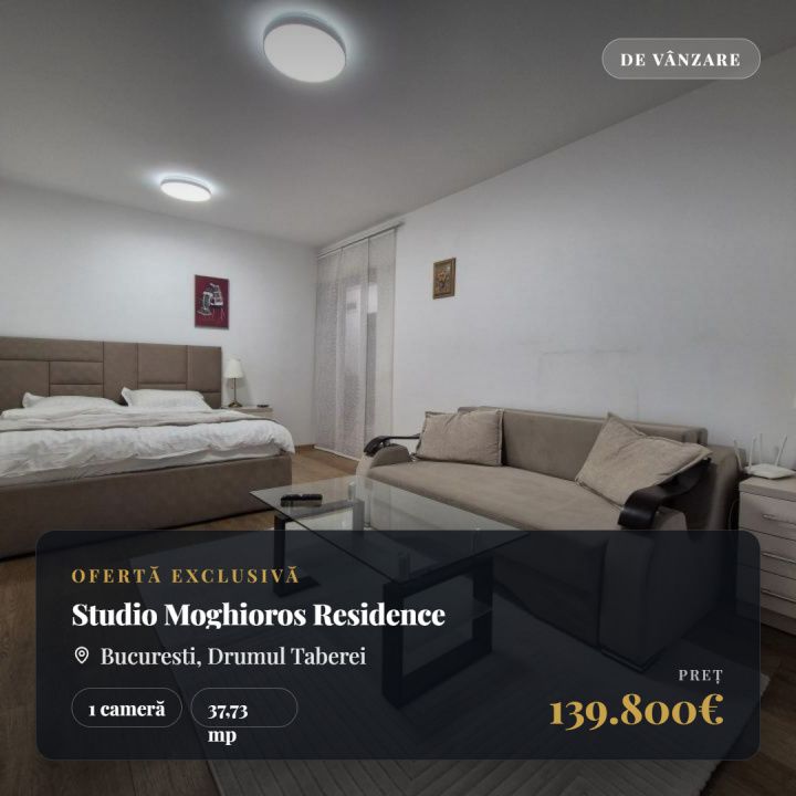 Apartament cu 1 cameră de vânzare în Drumul Taberei, București – fotografia 1 din 12