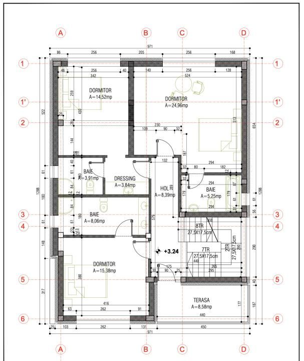 Casă cu 4 camere de vânzare în Central, Tunari – fotografia 19 din 20