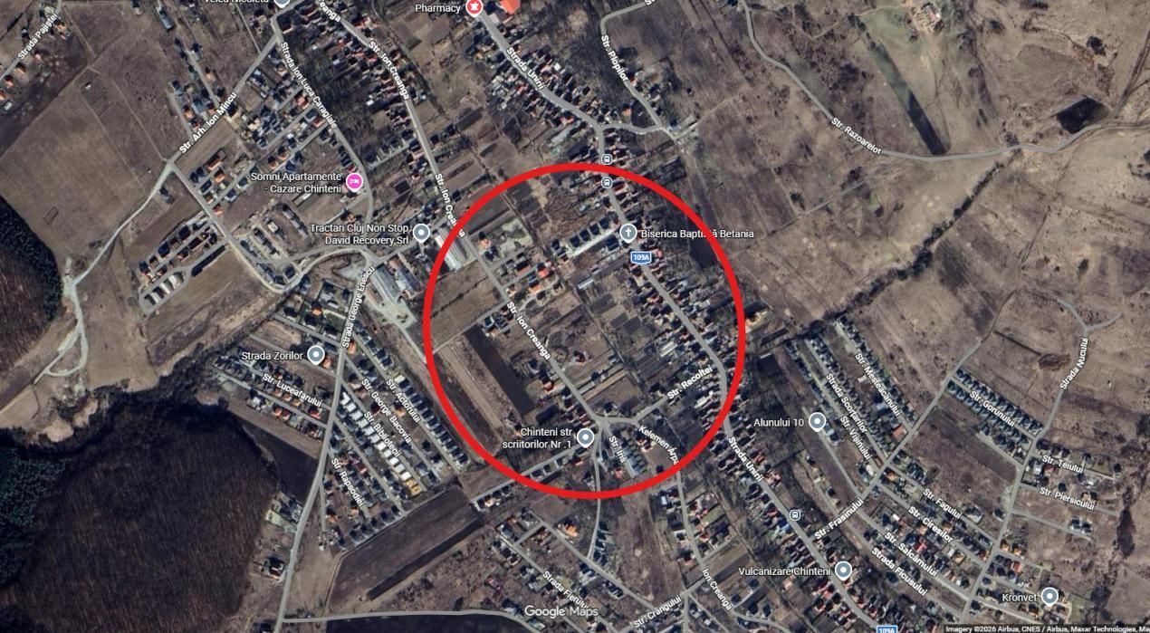 Teren de vânzare în Central, Chinteni – fotografia 1 din 2