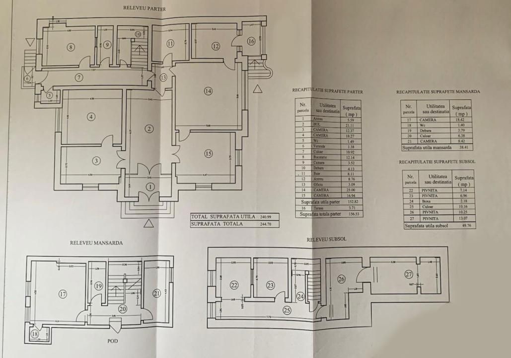 Casă cu 10 camere de vânzare în Foisorul de Foc, București – fotografia 17 din 18