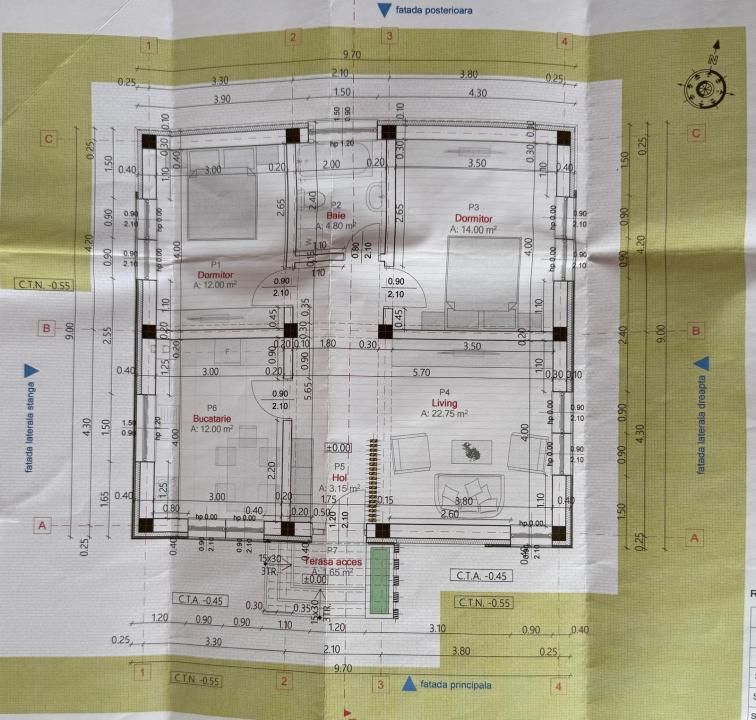 Casă cu 3 camere de vânzare în Exterior Est, Buzoesti – fotografia 11 din 12