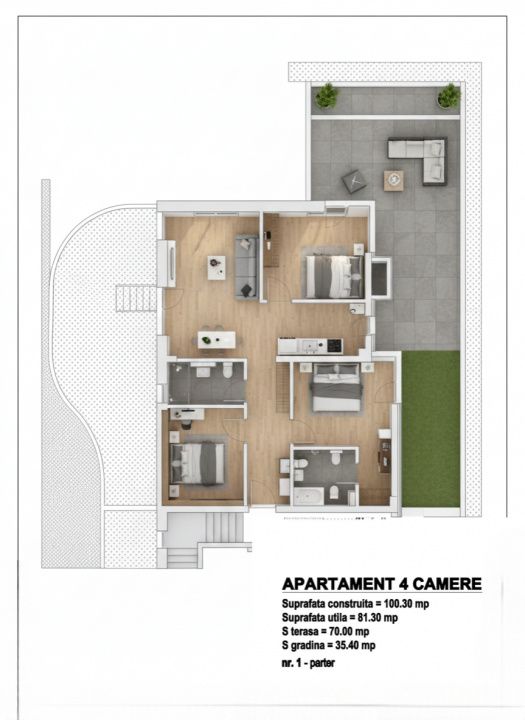 Spațiu comercial cu 4 camere de vânzare în Pipera, București – fotografia 3 din 17