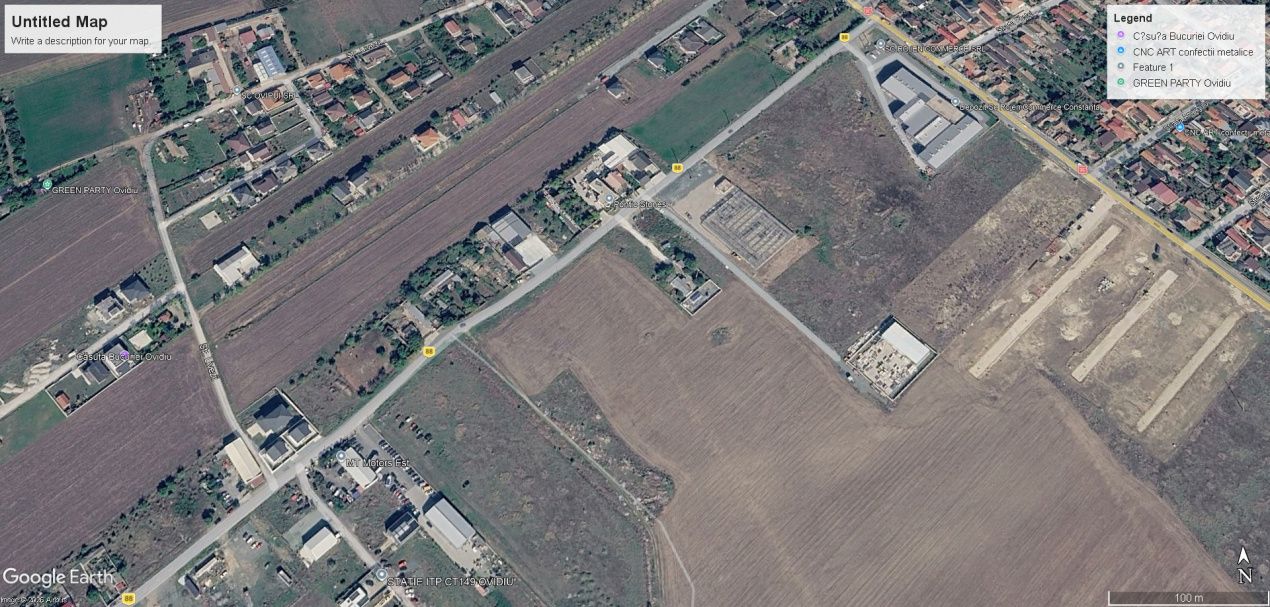 Teren de vânzare în Exterior Nord, Ovidiu – fotografia 4 din 5