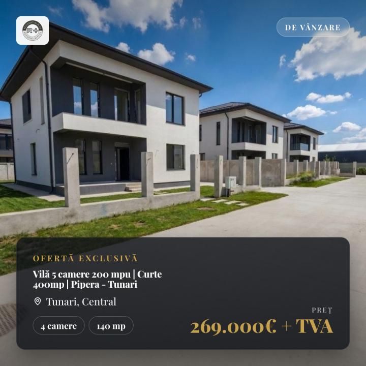 Casă cu 4 camere de vânzare în Central, Tunari – fotografia 1 din 20