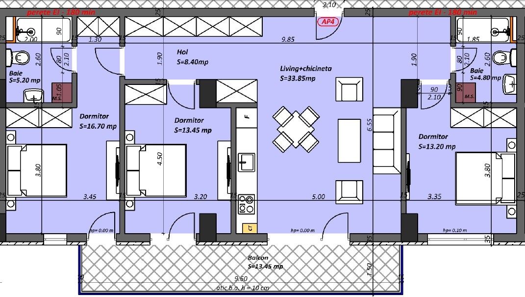 Apartament cu 4 camere de vânzare în Tomis Plus, Constanța – fotografia 4 din 10