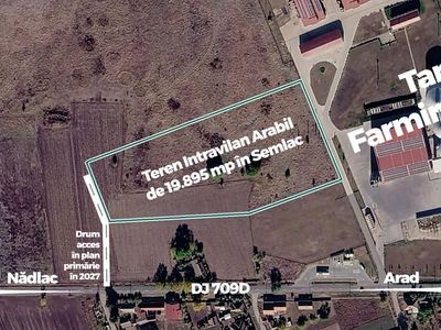 Teren de vânzare în Semlac – fotografia 2 din 2