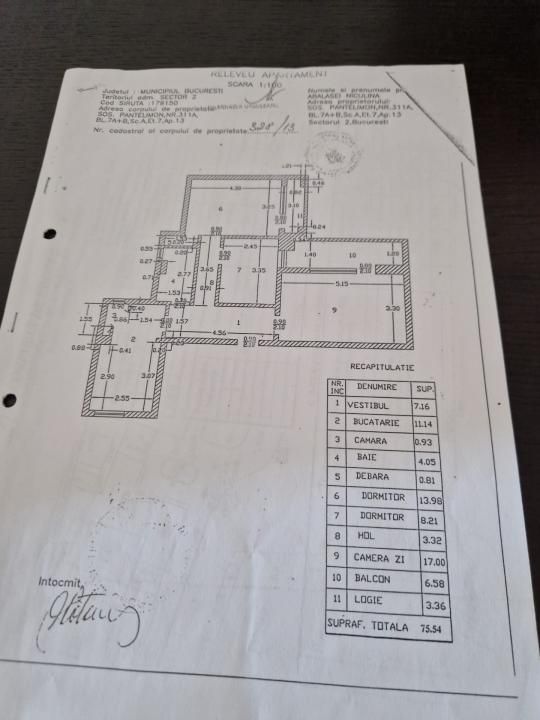 Apartament cu 3 camere de vânzare în Pantelimon, București – fotografia 16 din 16
