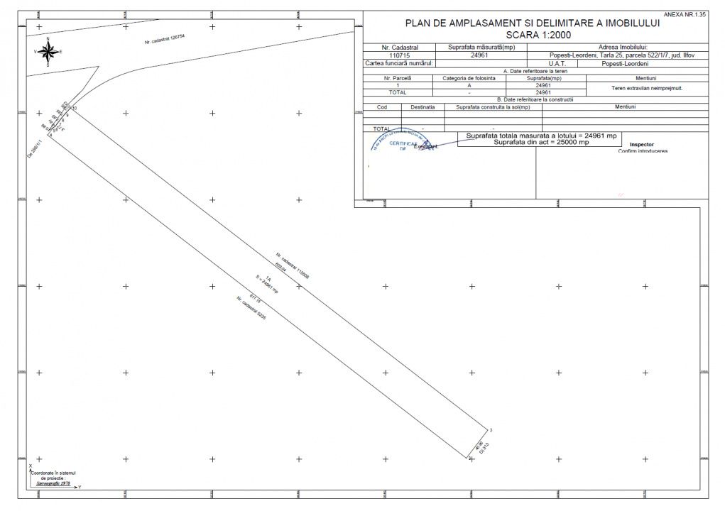 Teren de vânzare în Popești-Leordeni – fotografia 3 din 7