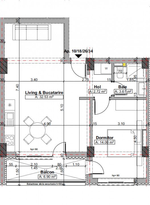 Apartament cu 2 camere de vânzare în Mamaia – fotografia 6 din 12