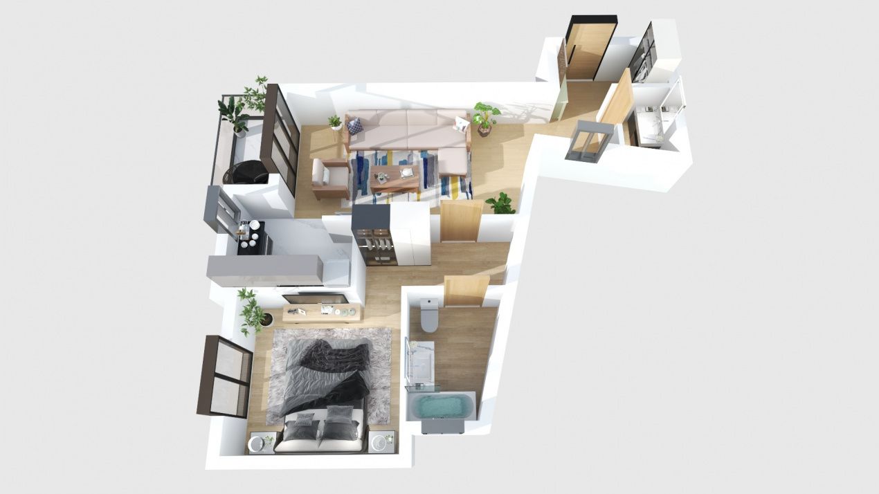 Apartament cu 2 camere de vânzare în Mosilor, București – fotografia 4 din 12
