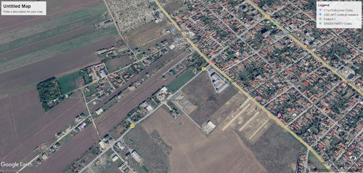 Teren de vânzare în Exterior Nord, Ovidiu – fotografia 1 din 5