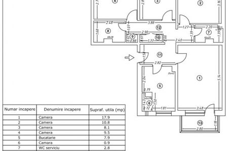 Apartament cu 4 camere de vânzare în Rahova, București
