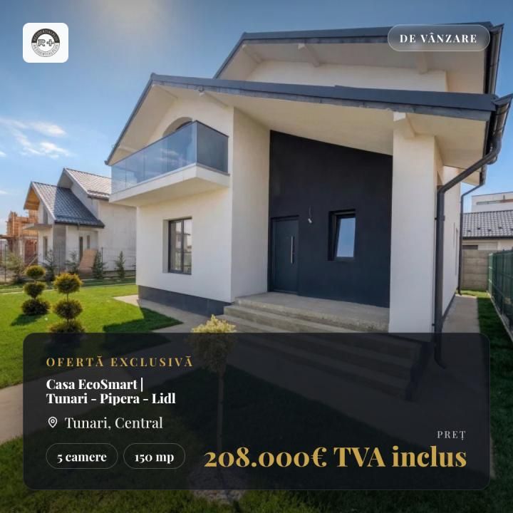 Casă cu 5 camere de vânzare în Tunari – fotografia 1 din 20