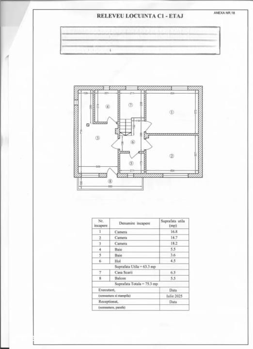 Casă cu 5 camere de vânzare în Central, Tunari – fotografia 15 din 17