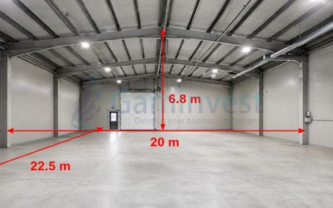 Spațiu industrial cu 1 cameră de vânzare în Exterior Vest, Oșorhei