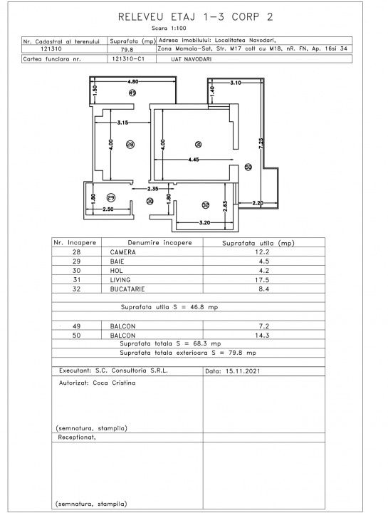 Apartament cu 2 camere de vânzare în Mamaia-Sat – fotografia 25 din 25