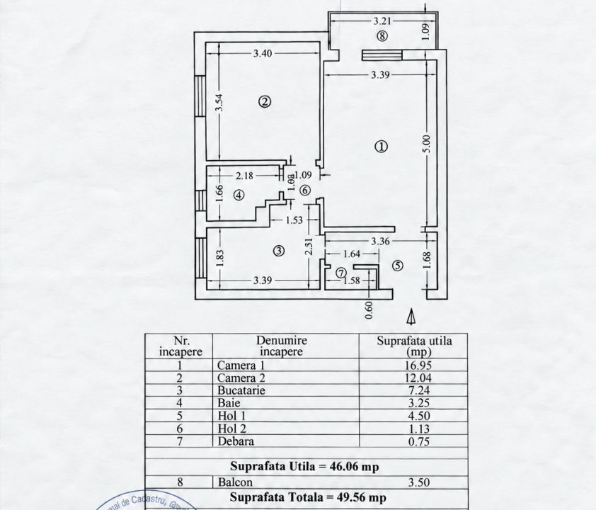 Apartament cu 2 camere de vânzare în City Park Mall, Constanța – fotografia 4 din 10