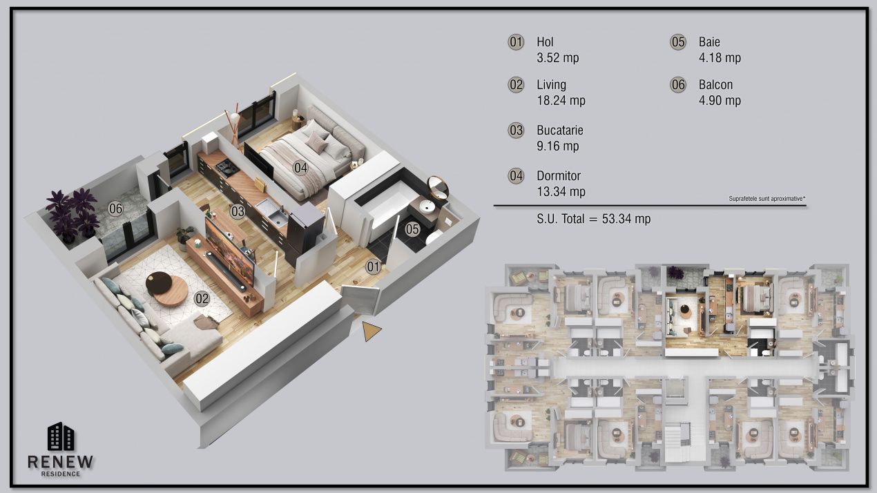 Apartament cu 2 camere de vânzare în Militari, București – fotografia 10 din 12